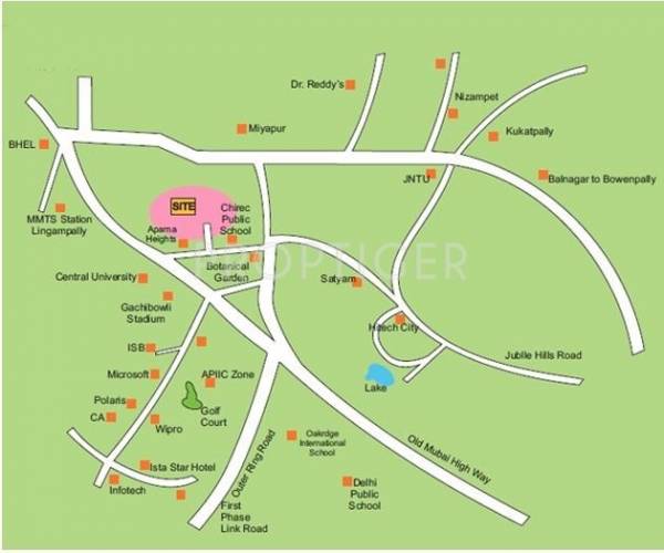 Images for Location Plan of Gauthami Abhiteja Paradise