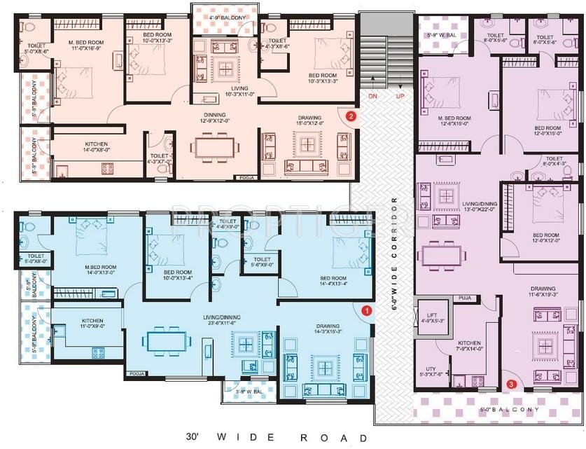 Images for Cluster Plan of Gauthami Alakananda Residency