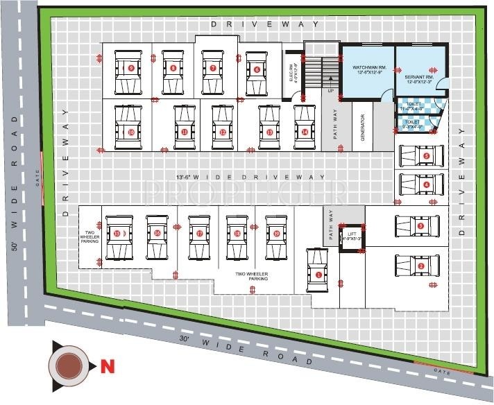 Images for Cluster Plan of Gauthami Alakananda Residency
