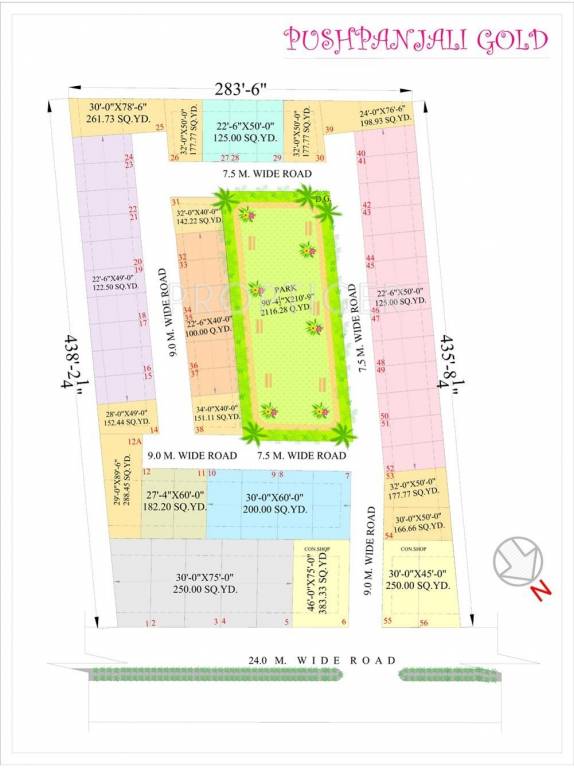 Images for Layout Plan of Pushpanjali Gold