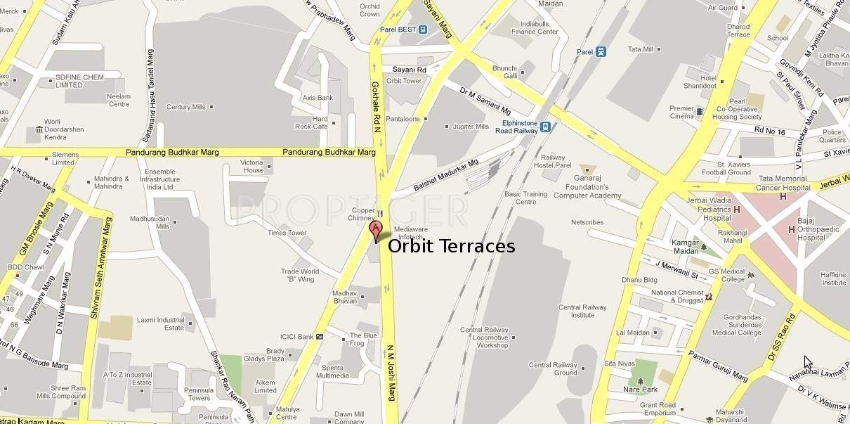  terraces Images for Location Plan of Orbit Terraces