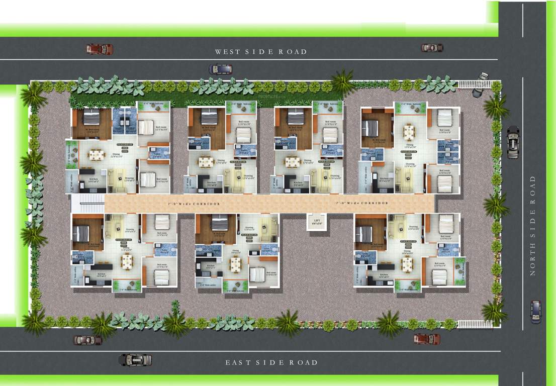 Images for Cluster Plan of Green Tulasi