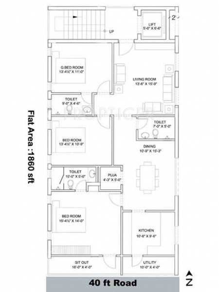 Images for Cluster Plan of Pradeep Constructions Boutique Srinilaya I