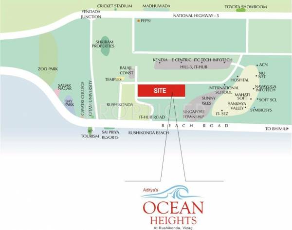 Images for Location Plan of Aditya Ocean Heights Images for Location Plan of Aditya Ocean Heights