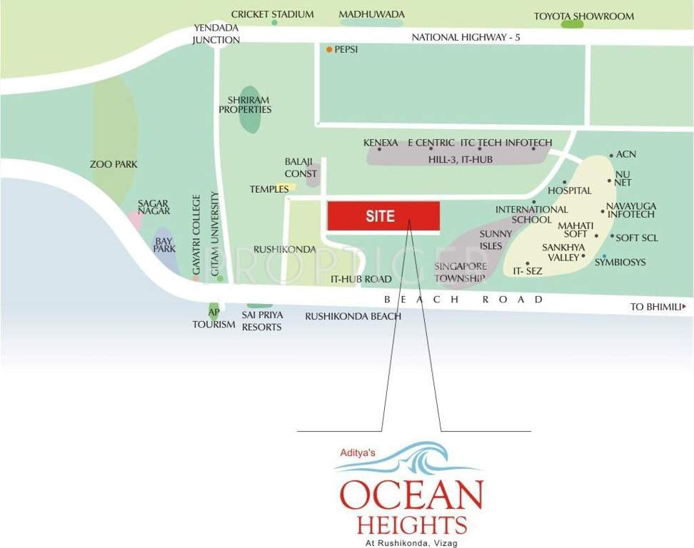 Images for Location Plan of Aditya Ocean Heights