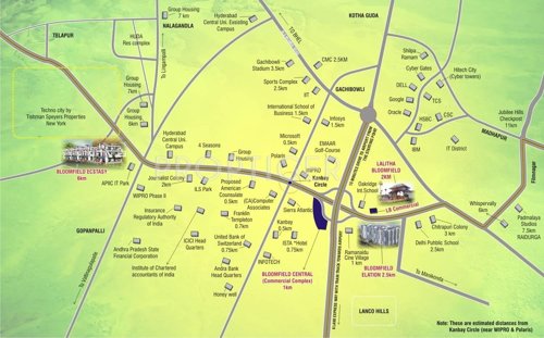 Images for Location Plan of Vasudeva Bloomfield Elation Villas