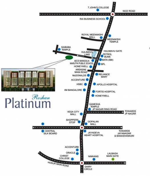 Images for Location Plan of RR Roshan Platinum