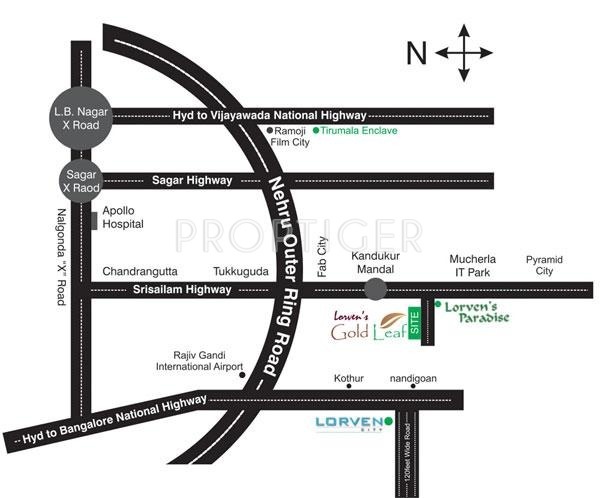 Images for Location Plan of Vasundhara Lorvens Gold Leaf