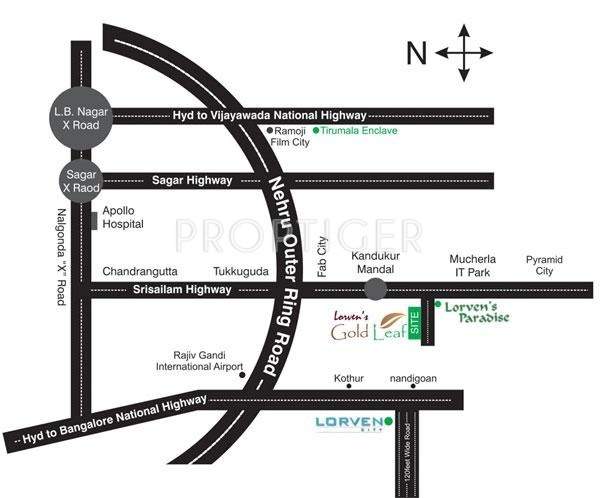 Images for Location Plan of Vasundhara Lorvens Gold Leaf