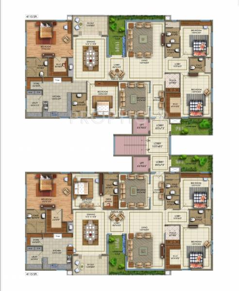 Images for Cluster Plan of Sri Oak Wood