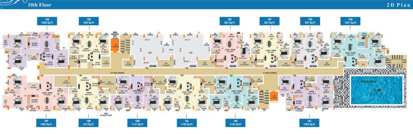 Images for Cluster Plan of Krishna Krishna Tower Ayapakkam