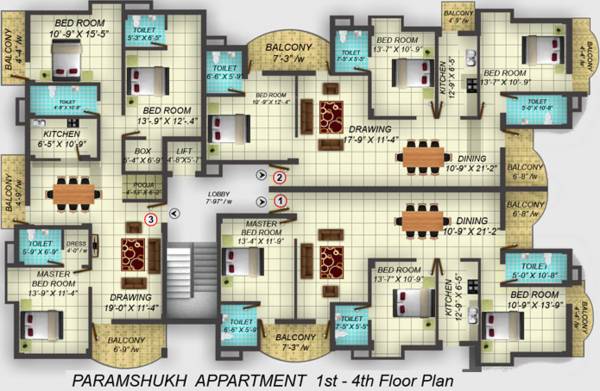 Images for Cluster Plan of Pranami Group Paramsukh Apartment