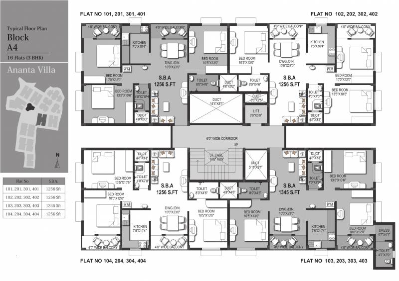 Images for Cluster Plan of KN Ananta Villa