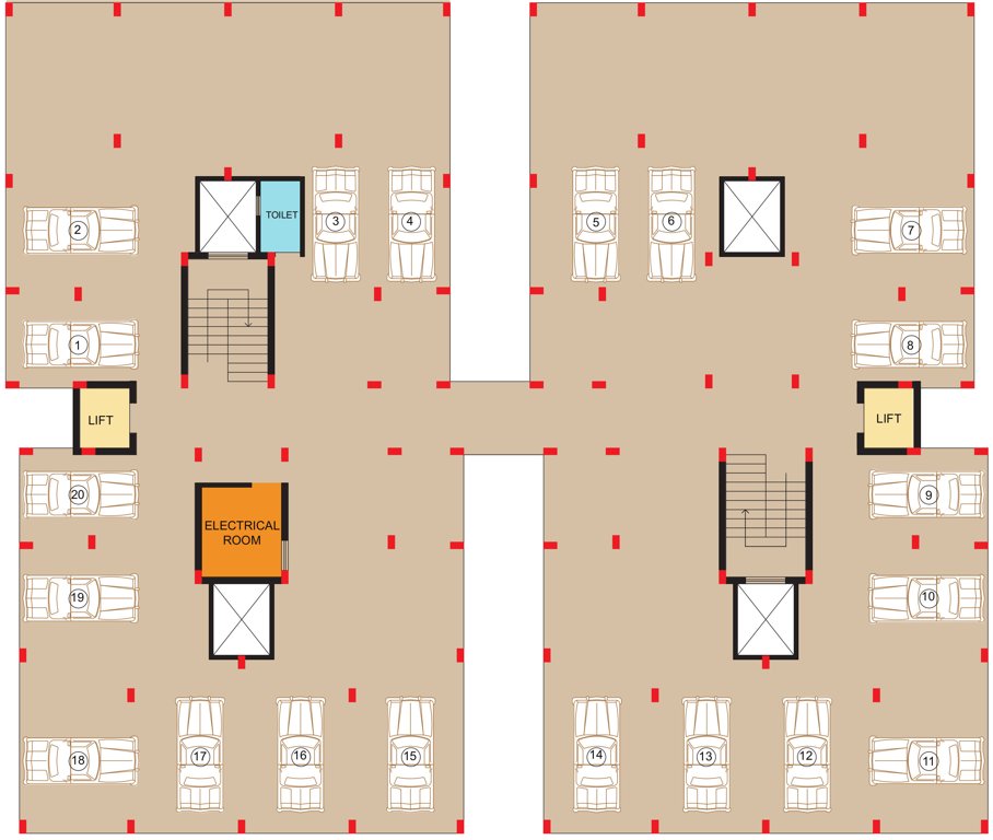 Images for Cluster Plan of KN Ananta Villa