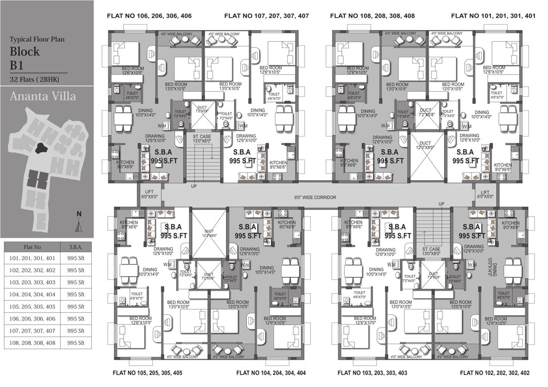 Images for Cluster Plan of KN Ananta Villa
