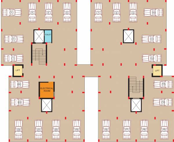 Images for Cluster Plan of KN Ananta Villa