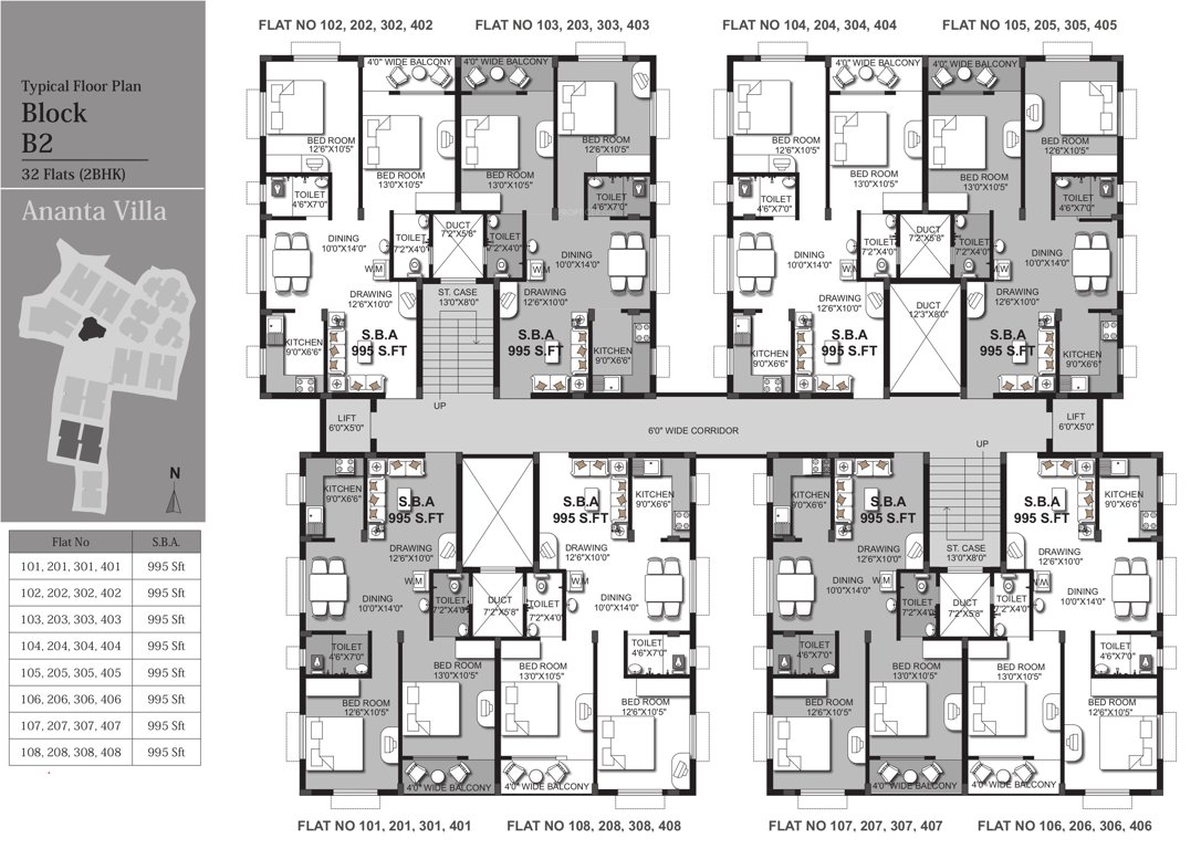 Images for Cluster Plan of KN Ananta Villa