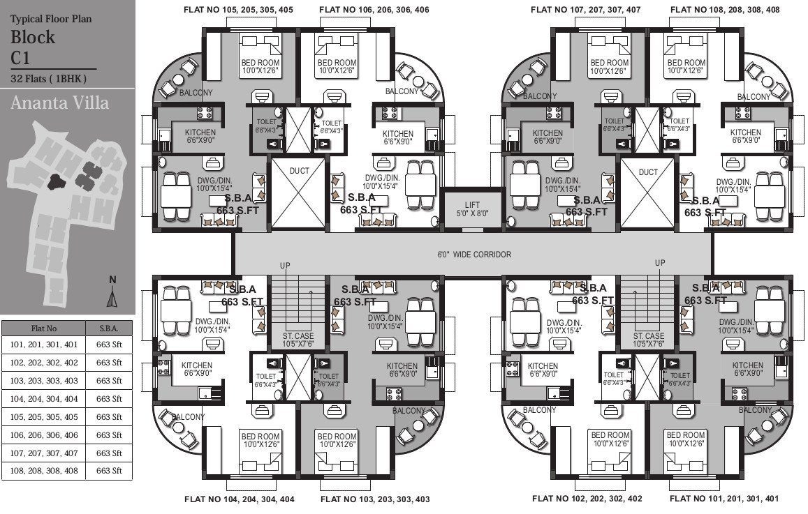 Images for Cluster Plan of KN Ananta Villa