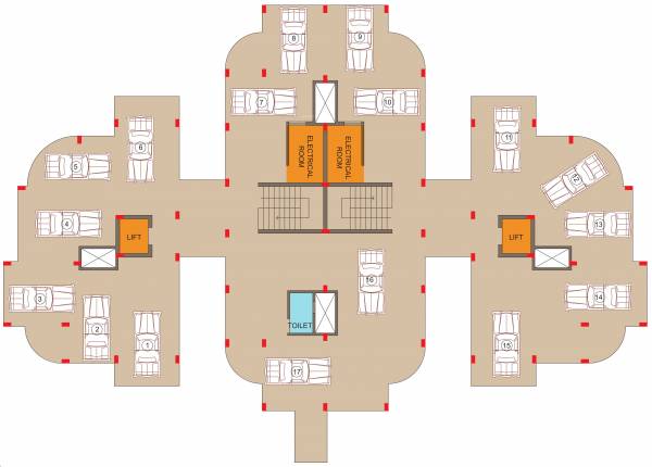 Images for Cluster Plan of KN Ananta Villa