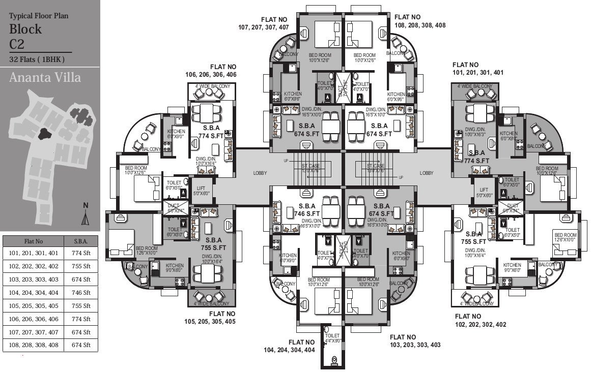 Images for Cluster Plan of KN Ananta Villa