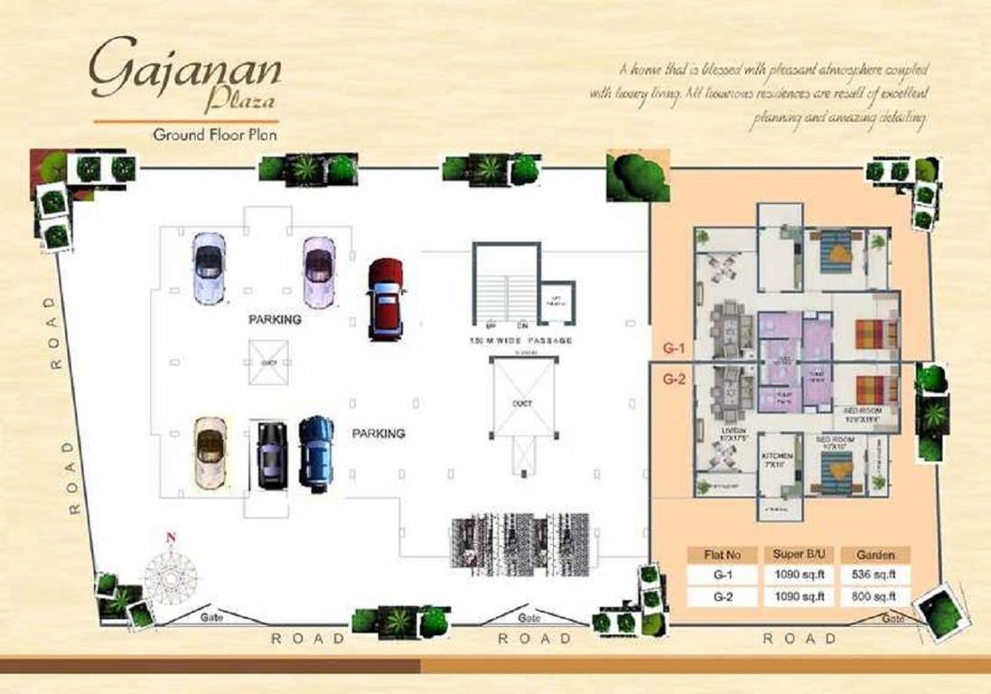  plaza Shree Gajanan Plaza Cluster Plan
