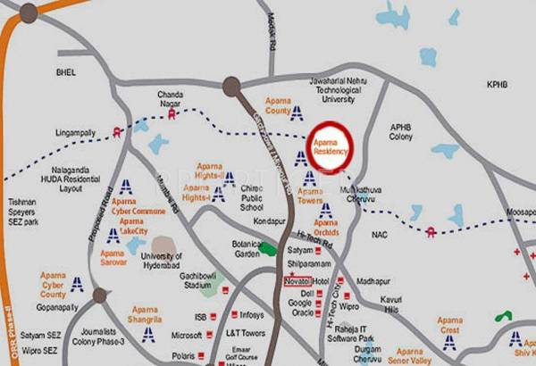 Images for Location Plan of Aparna Constructions Residency