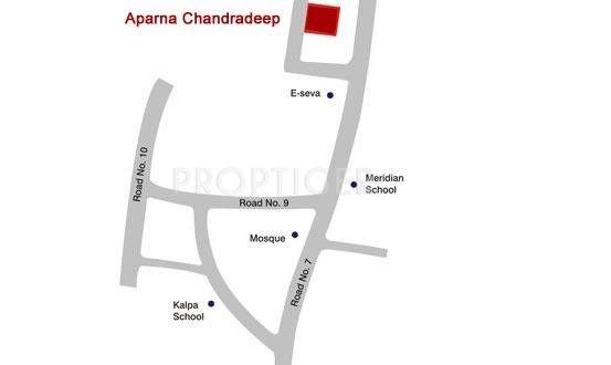 Images for Location Plan of Aparna Constructions Chandradeep