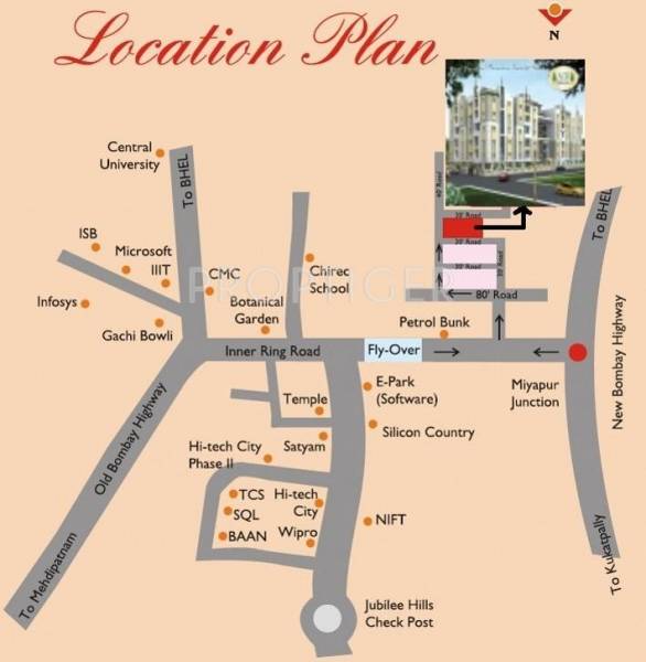 Srinilaya Adi Sarover Location Plan