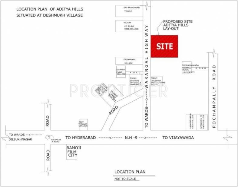 Images for Location Plan of Bhavya Aditya Hills