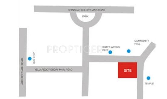 Images for Location Plan of Aparna Constructions Shivkailash