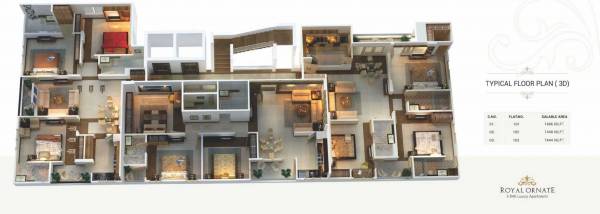 royal-ornate Royal Ornate Typical Cluster Plan