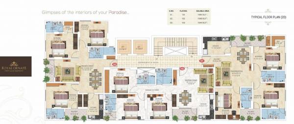  royal-ornate Royal Ornate Typical Cluster Plan