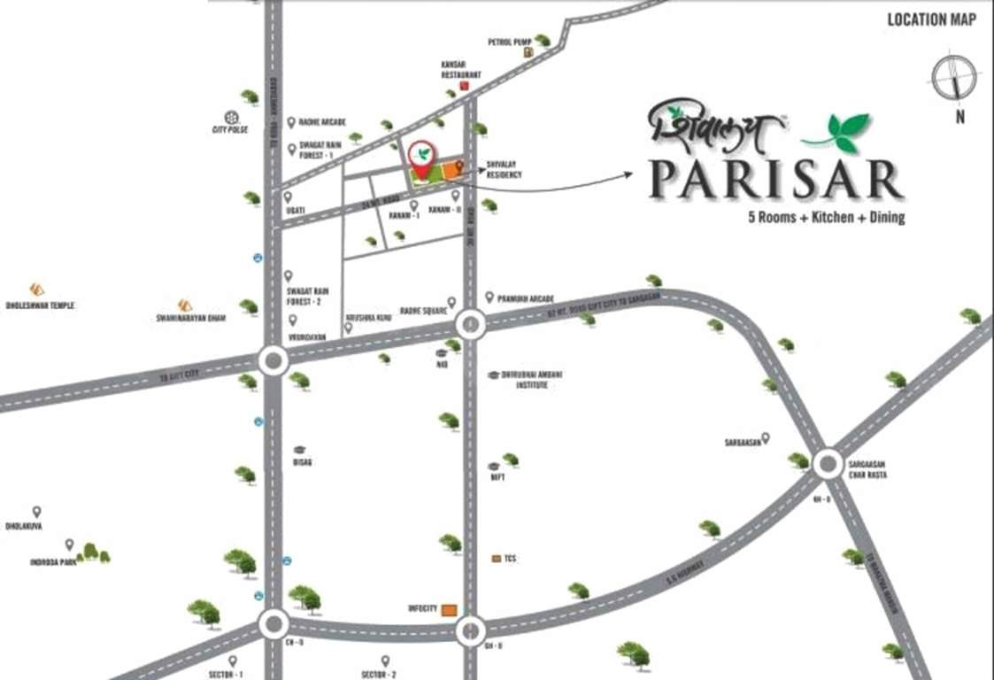  shivalay parisar Images for Location Plan of SR Shivalay Parisar