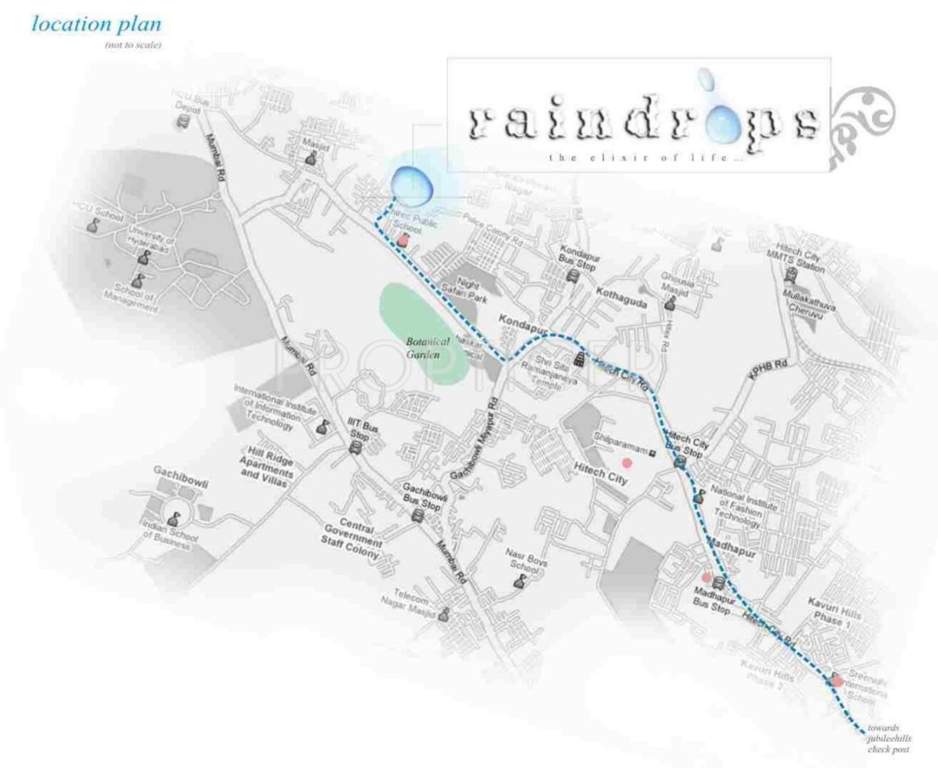 Images for Location Plan of Alekhya Raindrops