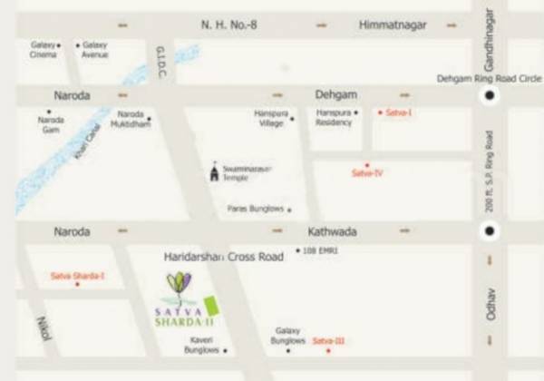Images for Location Plan of Satva Sharda 2