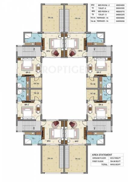 Images for Cluster Plan of Ambuja Neotia Plumeria