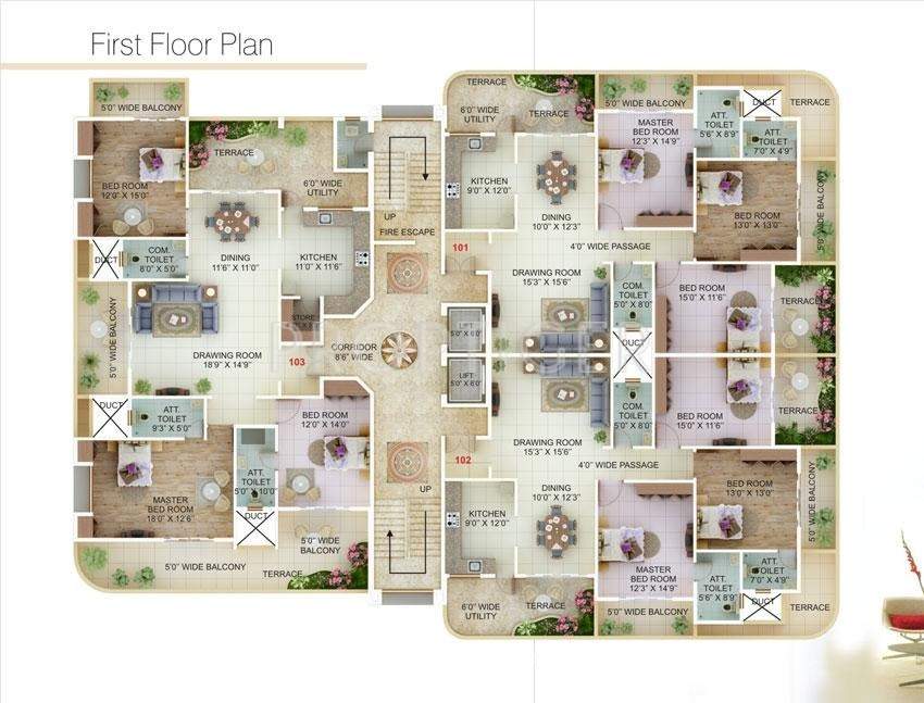 Images for Cluster Plan of Green Aman Signature