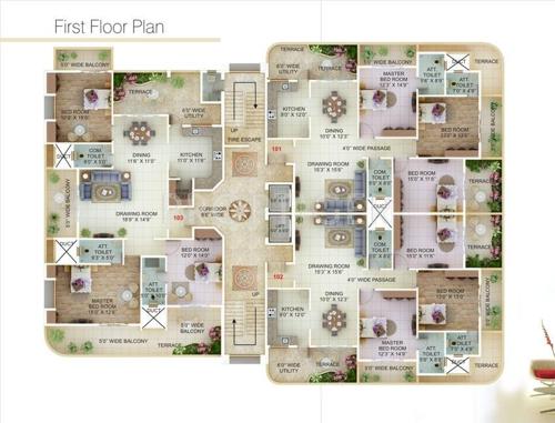 Images for Cluster Plan of Green Aman Signature Images for Cluster Plan of Green Aman Signature