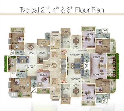 Images for Cluster Plan of Green Aman Signature Images for Cluster Plan of Green Aman Signature