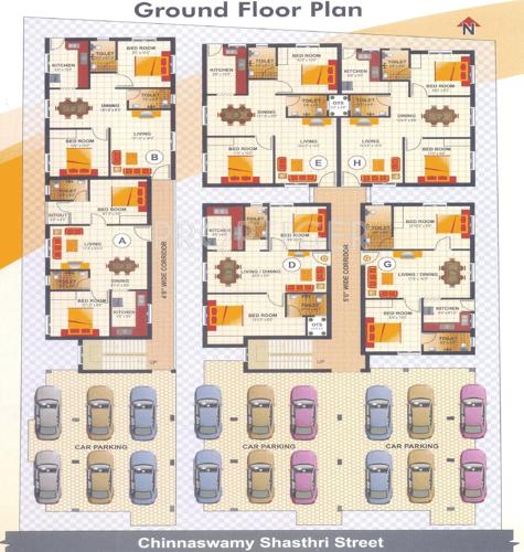 Images for Cluster Plan of  Vigneshvara Homes