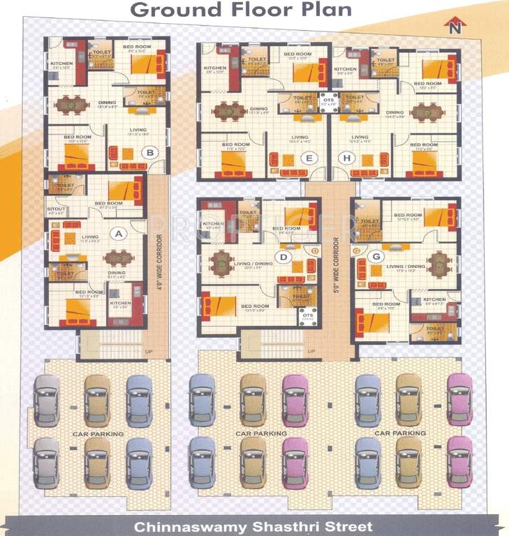 Images for Cluster Plan of  Vigneshvara Homes