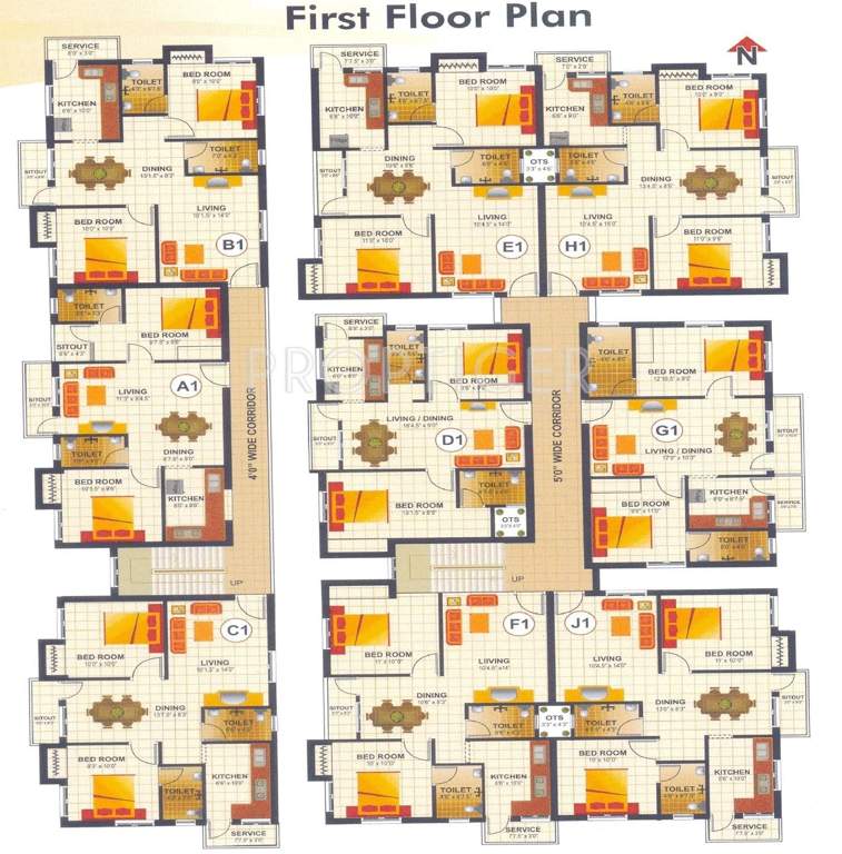 Images for Cluster Plan of  Vigneshvara Homes