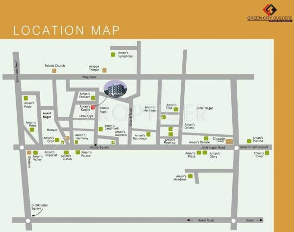 Images for Location Plan of Green Aman Castle Images for Location Plan of Green Aman Castle