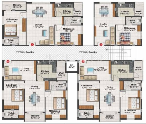 Images for Cluster Plan of RSRPPL Srujana Residency