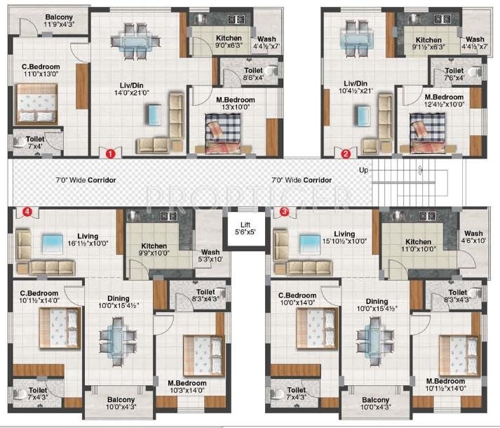 Images for Cluster Plan of RSRPPL Srujana Residency