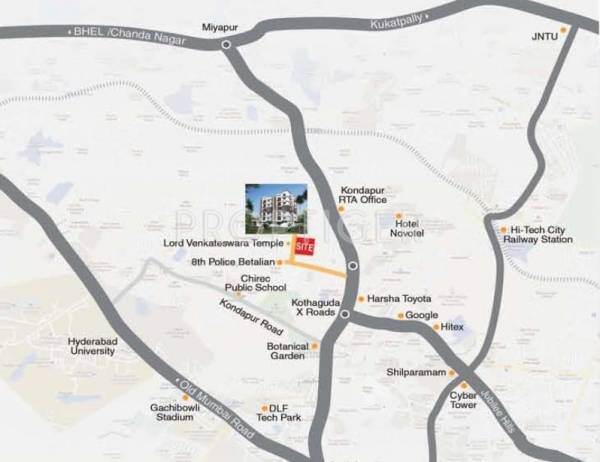 RSRPPL Srujana Residency Location Plan