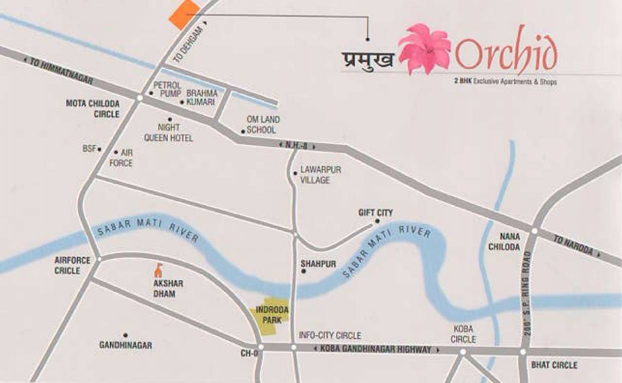 Images for Location Plan of PSY Pramukh Orchid