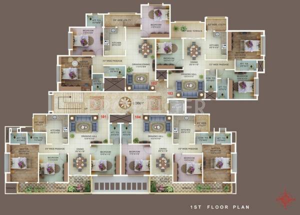 Images for Cluster Plan of Green Aman Flora