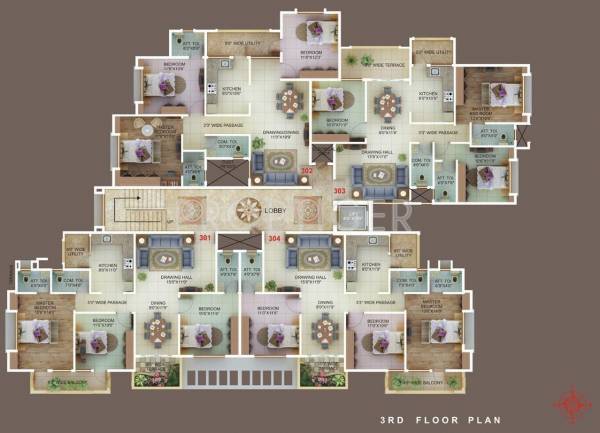 Images for Cluster Plan of Green Aman Flora