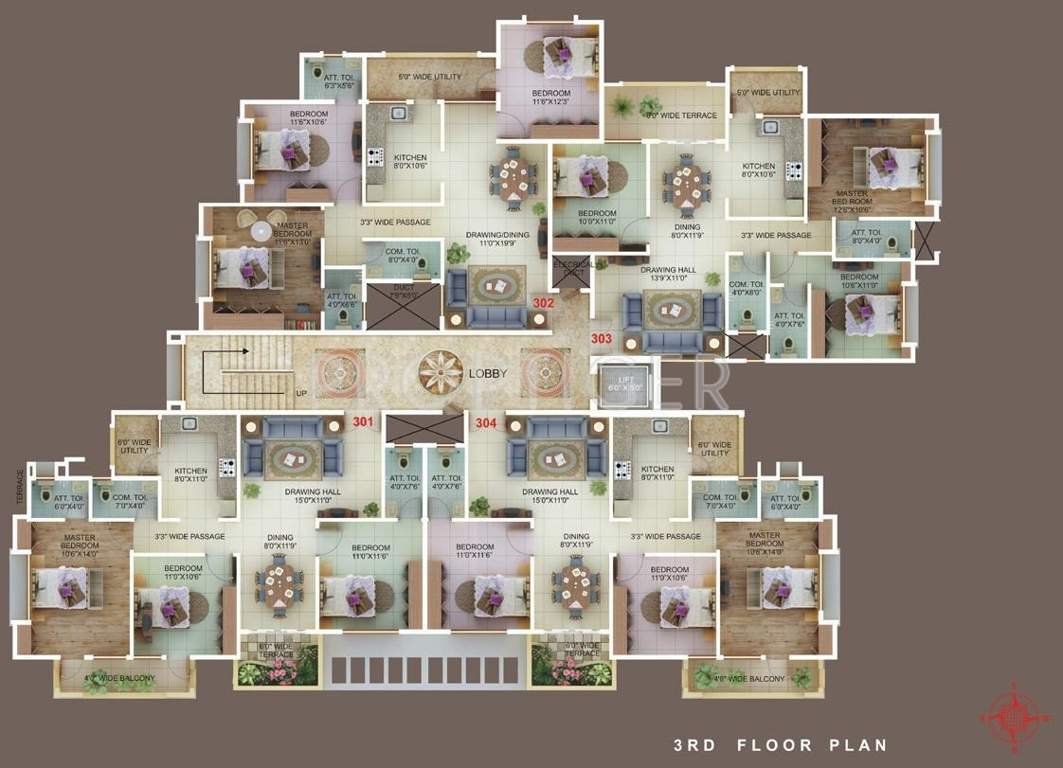 Images for Cluster Plan of Green Aman Flora